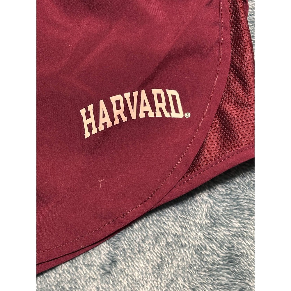 Nike Womens Harvard Dri-FIT Shorts Size S Burgundy Woven Athletic Activewear - Picture 6 of 9